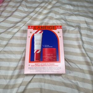LANEIGE Minty Lip Duo with Red and White Packaging